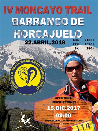 22/04/2018 Trail Barranco del Horcajuelo (Añon-Zaragoza)